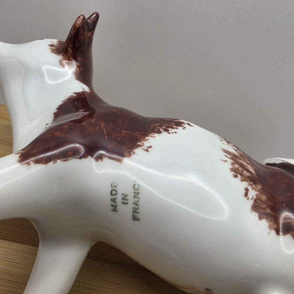 Vintage French Cow Creamer from LAMALLE New York Glazed Farmhouse Country Dairy - Picture 5 of 8